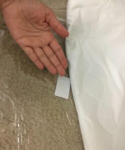 Linenspa 34" x 52" Skid Resistant Waterproof Sheet and Mattress Protector Pad-Highly Absorbent-Machine Washable-Quilted, White 34" x 52" 23 71dObFolz4L