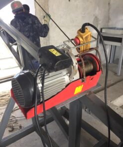 Partsam 2200 lbs Lift Electric Hoist Crane Remote Control Power System, Zinc-Plated Steel Wire Overhead Crane Garage Ceiling Pulley Winch w/Premium Straps (w/Emergency Stop Switch) 31 71dOdv1wN9L