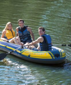 Intex Challenger 3 Inflatable Raft Boat Set with Pump and Oars | 68370EP 9 71dOqa5YyDL
