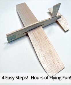 S&S Worldwide Balsa-Wood Top Gun Glider Model Planes. Assemble Planes and Decorate with Paints or Markers. Perfect for Field Days, Summer Camps, STEM Activities and Birthdays, Beige (Pack of 36) 13 71dPImTzZSL