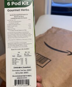 AeroGarden Gourmet Herb Seed Pod Kit - Herb Seeds for AeroGarden Indoor Garden, 6-Pod 30 71dQCEtMtmL