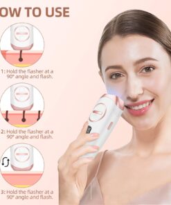 Laser Hair Removal, IPL Hair Removal with Cooling for Women and Men, Permanent Hair Removal Device Upgrade 999999 Flashes for Face Armpit Arm Bikini Line Leg Whole Body Ice-pink 14 71dQLDMZIuL