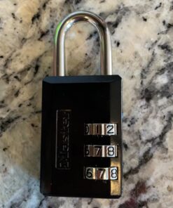 Master Lock Combination Padlock, 1, Black 25 71dQQoLL3gL