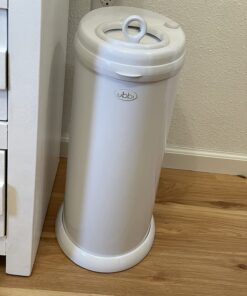 Ubbi Steel Odor Locking, No Special Bag Required Money Saving, Awards-Winning, Modern Design, Registry Must-Have Diaper Pail, White 66 71dRM2CY6L