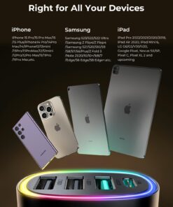 USB C Car Charger, 45W 4 Ports Super Fast Car Charger Adapter, PD 3.0 & QC 3.0 30W Type C Car Charger Compatible with iPhone13 Pro Max/Samsung Galaxy 22/Google Pixel, Cigarette Lighter USB Charger Black 34 71dRPES UEL