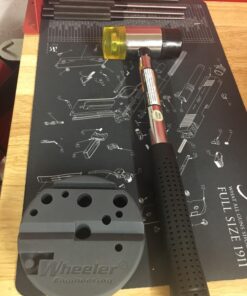 Wheeler Universal Bench Block with Non-Marring Construction and Multiple Uses for Pistols, Gunsmithing and Maintenance, Original Version 35 71dS0yxoBZL