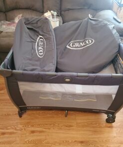 Graco Pack ‘n-Play Travel Dome LX-Playard | Features Portable Bassinet, Redmond w/ Raised Dome 49 71dS3c0ks3L