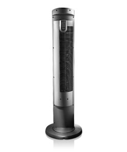 Lasko Oscillating Tower Fan, Remote Control, Timer, 3 Quiet Speeds, for Bedroom, Living Room and Office, 42", Silver, T42951 Silver T42951 33 71dSbVU4vML