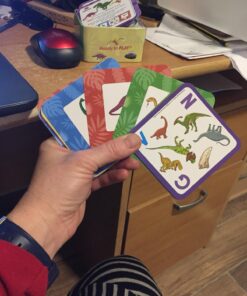 Qurious Dinos | STEM Flash Card Game | Build, Find, Match & Roar Through Millions of Years of History. Perfect for Jurassic, Dinosaur and T-Rex Enthus Dinos Roaring Card Game 13 71dSdUGqPL