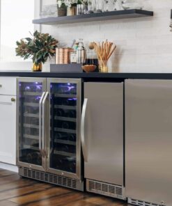 EdgeStar IB450SSP 50 lb. 15 Inch Wide Undercounter Clear Ice Maker with Drain Pump Stainless Steel 17 71dTuafOcL