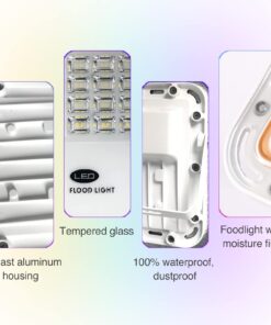 SINGSUN-LITE LED Flood Light, 10W Work Light, 5000K White Light with Eye Protection Design, IP67 Waterproof Outdoor Floodlight for Garage, Garden, Lawn, Basketball Court, Playground 11 71dUdIiCsOL 1