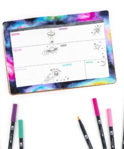 Tombow 56188 Dual Brush Pen Art Markers, Galaxy, 10-Pack. Blendable, Brush and Fine Tip Markers 1-Pack 35 71dV8I0kbLL