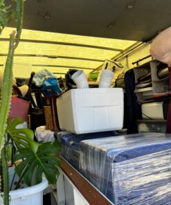 Stretch Wrap Roll with Handle 15” x 1000Ft – 80 Gauge – Heavy Duty Plastic Shrink wrap Roll with Rotating Handles for Pallet Wrap Film - Plastic Wrap for Moving Supplies - Shrink Wrap for Moving, 15 Inch 24 71dV8xuL1oL