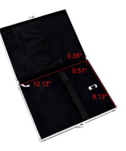 Vaultz Locking Storage Clipboard for Letter Size Sheets, Key Lock, Black (VZ00151) 1 Pack 12 71dVApj3VKL