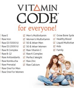 Garden of Life Vitamin D, Vitamin Code Raw D3, Vitamin D 2,000 IU, Raw Whole Food Vitamin D Supplements with Chlorella, Fruit, Veggies & Probiotics for Bone & Immune Health, 60 Vegetarian Capsules 60 Count (Pack of 1) 19 71dVVu08sWL