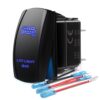 MICTUNING MIC-LSB1 Laser LED Light Bar Rocker Switch ON-Off LED Light 20A 12V, 5pin, Blue 7 71dVXmvo63L