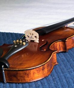 Mendini By Cecilio Violin - MV500+92D - Size 4/4 (Full Size), Black Solid Wood - Flamed, 1-Piece Violins w/Case, Tuner, Shoulder Rest, Bow, Rosin, Bridge & Strings - Adult, Kids Size: 4/4 (Full Size) 73 71dW3OltYIL