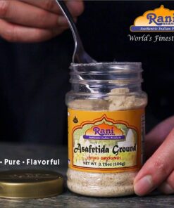 Rani Asafetida (Hing) Ground 3.75oz (106g) PET Jar ~ All Natural | Salt Free | Vegan | Non-GMO | Asafoetida Indian Spice | Best for Onion Garlic Substitute Asafetida Ground 3.75 Ounce (Pack of 1) 27 71dWIaC8GL