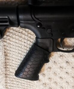 Covert Clutch Universal Tactical Grip Sleeve - The Original Hex Pattern Gun Grip - 100% Made in USA Tactical Matte Black 40 71dWNtx0hhL