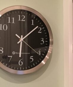 Bjerg Instruments Modern 12" Stainless Silent Wall Clock with Non Ticking Quiet and Accurate Movement 29 71dWQJ3JFxL