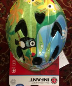 Schwinn Classic Toddler and Baby Bike Helmet, Dial Fit Adjustment, Kids Age 1 - 5 Year Olds, Girls and Boys Suggested Fit 44 - 52 cm X-Small/44-50cm Jungle 34 71dWiAuRozL