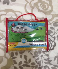 Melissa & Doug Soft Activity Baby Book - Whose Feet?, 2000+ toys - 1 EA, Multi color 33 71dXsGO6hbL 1