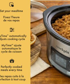 MyTime Programmable Slow Cooker (2102511) - Stainless Steel, 6 Qt 6 QT- Programmable MyTime, Stainless Steel 9 71dYLCWDqHL