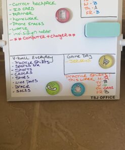 Small Magnetic Dry-Erase White Board – 10 x 10 Inches Mini Easel Whiteboard 360 Degrees Revolving Double Sided Stand for Office, Home, School Silver 10x10 Inches 19 71dYsvhSWuL