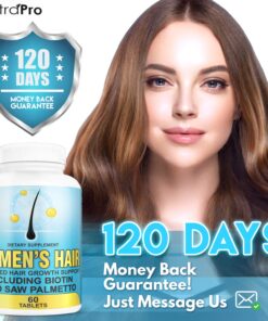 Hair Growth Vitamins With Saw Palmetto for Women-DHT Blocker,Hair Growth Supplement for Thicker And Perfect Hair.Hair Growth Pills for Thinning Hair.Get Healthy,Glow,Longer,Thick Hair.With Biotin. 27 71dZ72d2WKL