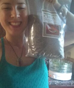 Healthworks Chia Seeds Raw (96 Ounce / 6 Pounds) | Premium & All-Natural | Contains Omega 3, Fiber & Protein | Great with Shakes, Smoothies & Oatmeal | Packaging May Vary 96 Ounce (Pack of 1) 29 71dZgwvkZAL