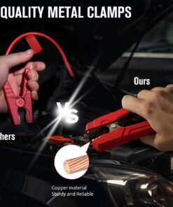 GOOLOO New GP2000 Jump Starter 2000A Car Starter Battery Pack (Up to 8.0L Gas, 6.0L Diesel Engine),12V Car Battery Charger Jumper Starter, Supersafe Portable Lithium Jump Box with USB Quick Charge yellow 27 71dZn1AeteL