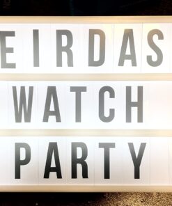 Northpoint Cinema Style 10-LED Home Decor Large Light Box with 109 Letters and Characters, Wall Mounted or Tabletop, Battery or USB Powered, White 25 71dZvoClyL