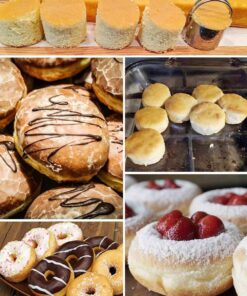 HULISEN Biscuit Cutter Set (5 Pieces/Set), Round Cookies Cutter with Handle, Professional Baking Dough Tools, Gift Package 5 Sizes - Flat 31 71daXsJkUqL