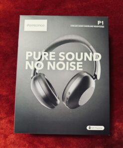 Pointcinco Active Noise Canceling Headphones, Over Ear Headphones with Mic, 60 Hours Play Time On Ear Bluetooth Headphones with Deep Bass, Foldable Headphones with HiFi Audio for Music P1 80 71daeN7lWHL