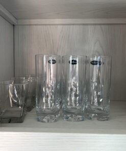 Luigi Bormioli On The Rocks 15 oz Beverage Drinking Glasses (Set of 4), 4 Count (Pack of 1), Clear 9 71db9wykB2L