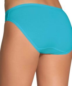 Fruit of the Loom Women's Breathable Underwear, Moisture Wicking Keeps You Cool & Comfortable, Available in Plus Size 8 Coolblend - Bikini - 4 Pack - Colors May Vary 8 71dbMSP1eL