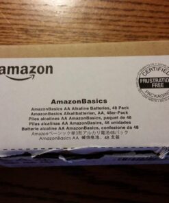Amazon Basics 20-Pack AAA Alkaline High-Performance Batteries, 1.5 Volt, 10-Year Shelf Life 20 Count (Pack of 1) 43 71dc8e GsmL