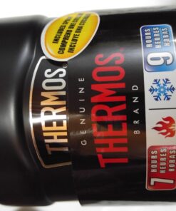 THERMOS Stainless King Vacuum-Insulated Food Jar with Spoon, 16 Ounce, Matte Black 39 71dc8kL0SBL