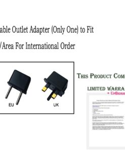 UpBright 6V AC/DC Adapter Compatible with Foscam FBM3501 FB-M3501 2.4GHz Pan/Tilt Wireless Baby Monitor Camera Switching 6VDC Power Supply Cord Cable PS Wall Home Battery Charger Mains PSU (Baby Unit) 7 71dd3Dtj42L 1
