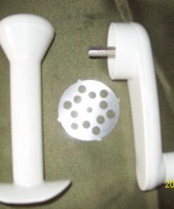 Gideon Hand Crank Manual Meat Grinder Heavy Duty Stainless Steel Blades with Powerful Suction Base Effortlessly Grind Meat, Vegetables, Garlic, Fruits, etc. 63 71dd5u2PmqL