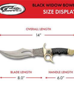 Szco Supplies14” Black Widow Bowie Knife 6 71ddHNbc7wS