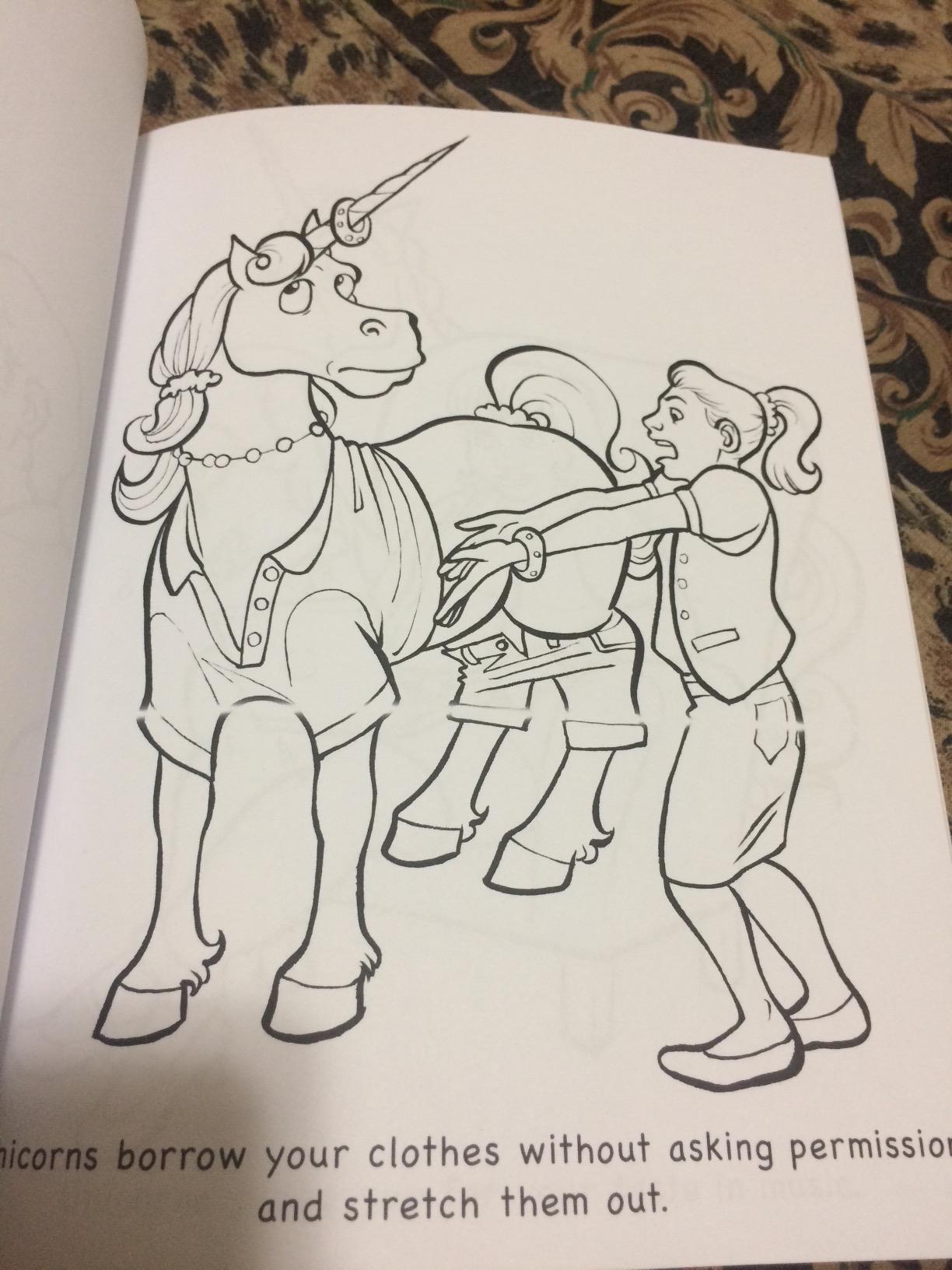 Unicorns Are Jerks: A Funny Adult Coloring Book Exposing the Cold, Hard, Sparkly Truth (Hilarious Unicorn Christmas Gift or Stocking Stuffer for Adult Women) Paperback, Picture Book 7 Unicorns Are Jerks: A Funny Adult Coloring Book Exposing the Cold, Hard, Sparkly Truth (Hilarious Unicorn Christmas Gift or Stocking Stuffer for Adult Women) Paperback, Picture Book - Image 7