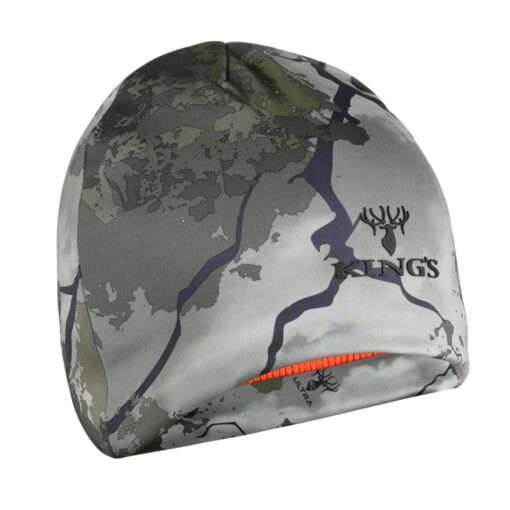 King's Camo Reversible Poly Beanie - Desert Shadow/Blaze One Size Kc Ultra