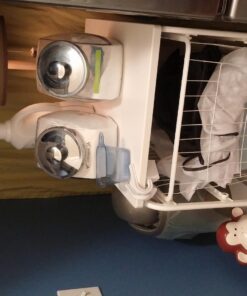 Zenna Home Slim Bath Shelves, Freestanding Moveable Bathroom Storage, White 8 Inch 43 71de4vzUiVL