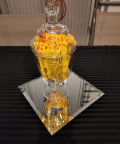 Home Essentials & Beyond Apothecary Jars with Lids Set of 3 Candy Jars for Candy Buffet, Glass décor, Laundry Room, Potpourri, and Bathroom 36 71deKqIoVRL