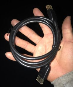 Amazon Basics High-Speed, 4K Ultra HD HDMI 2.0 Cable / Cord, 60 Hz, 2160p, 48 bit, 18 Gbps, 3D, male-to-male, 0.9m (2.9ft) for Laptop 1 Black 3 Feet 61 71deQFDVnPL