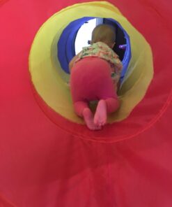 Kiddey Tunnel and Ball Pit Play Tent | 3pc Pop Up Toddler Gym Tunnels with Tents for Kids, Toddlers, Infants Boys & Girls | Indoor & Outdoor Gift Game | Baby Crawling Pits for Playground 3 Pc. Play Tent 29 71dedgW3fwL