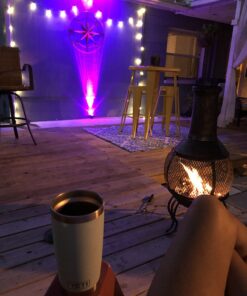 Deckmate Corona 3 Ft. High Outdoor Steel Chimenea Fireplace Model 28063 43 71delbRMr8L