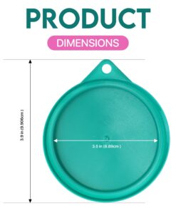 Ethical 3-1/2-Inch Pet Food Can Covers, 3-Pack Covers Are 3 1/2" Diameter 28 71df5543oNL
