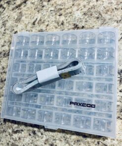 Paxcoo 36 Pcs Transparent Plastic Sewing Machine Bobbins with Case and Soft Measuring Tape for Brother Singer Babylock Janome 27 71dfAB9cJDL